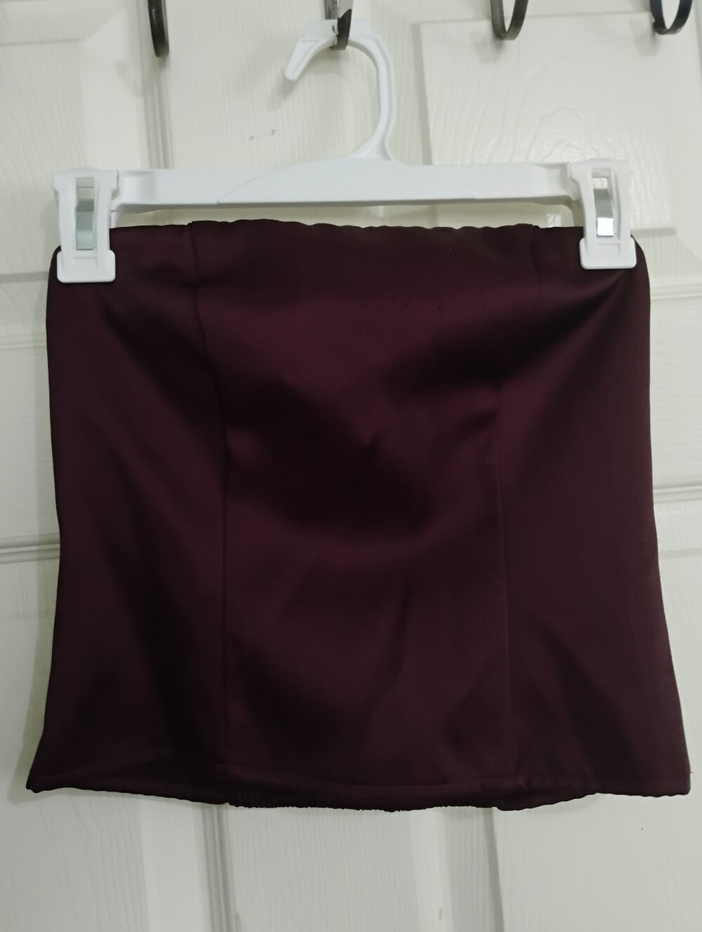 A New Day Burgundy Corset Tube Top XS
